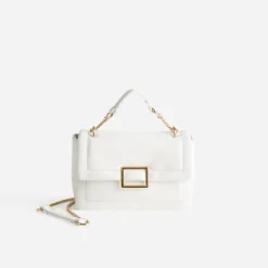 Sac à main écru souple