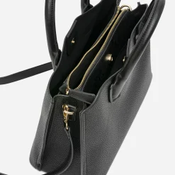 Sac à main noir grené