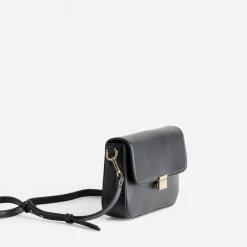 Sac à main noir métalleries dorées