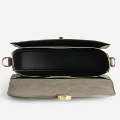 Sac à main taupe deux bandoulières amovibles