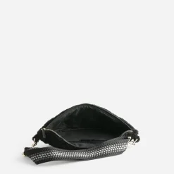 Sac banane noir sherpa bouclette