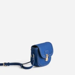 Sac bandoulière bleu petit format
