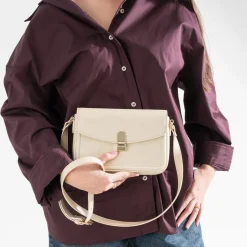 Sac bandoulière écru