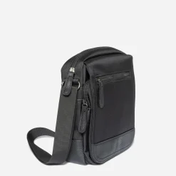 Sac bandoulière noir homme