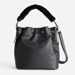 Sac seau noir deux anses amovibles