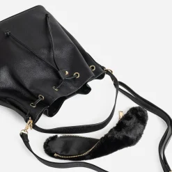 Sac seau noir deux anses amovibles