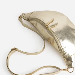Sac-banane TEXTO or métallisé