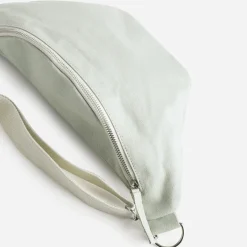 Sac-banane TEXTO vert d'eau textile