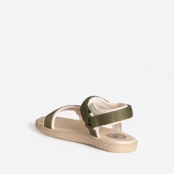 Sandale BUGGY kaki à scratchs