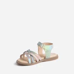 Sandale BUGGY multicolore cuir irisé