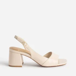 Sandale écru cut-out