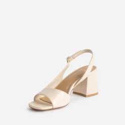 Sandale écru cut-out