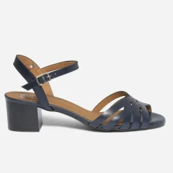 Sandale ERAM FLEX bleu marine en cuir