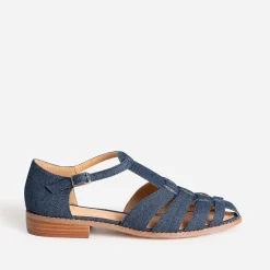Sandale fisherman marine denim brut