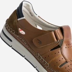 Sandale FLUCHOS cognac en cuir