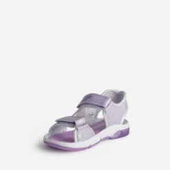 Sandale LA REINE DES NEIGES lilas semelle lumineuse