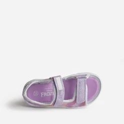 Sandale LA REINE DES NEIGES lilas semelle lumineuse
