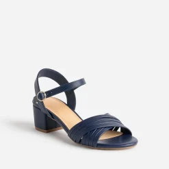 Sandale marine à brides tressées