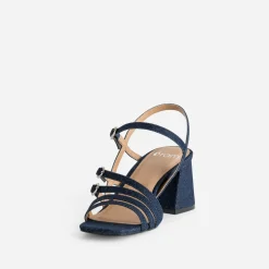 Sandale marine en jean