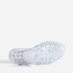 Sandale MEDUSE grise pailletée en plastique