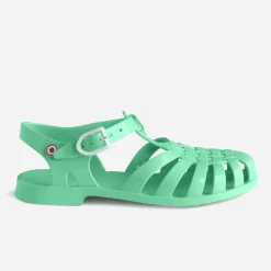 Sandale MEDUSE vert d'eau en plastique