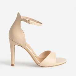 Sandale stiletto TEXTO beige
