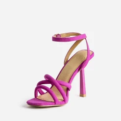 Sandale TEXTO rose fuchsia à talon fin