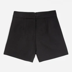 Short à pont TEXTO noir pailleté