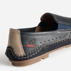 Slip-on FLUCHOS bleu marine cuir