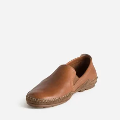 Slip-on FLUCHOS cognac cuir