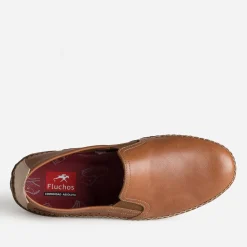 Slip-on FLUCHOS cognac cuir