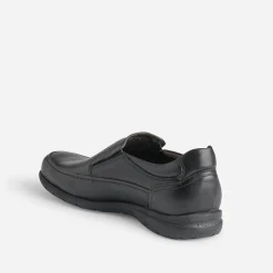 Slip-on FLUCHOS confort en cuir noir