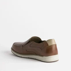 Slip-on FRANCE ARNO cognac en cuir