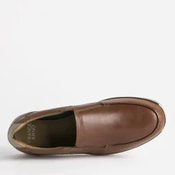 Slip-on FRANCE ARNO cognac en cuir