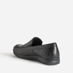 Slip-on FRANCE ARNO noir en cuir