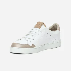 Tennis 1927 blanche femme en cuir éco-conçu