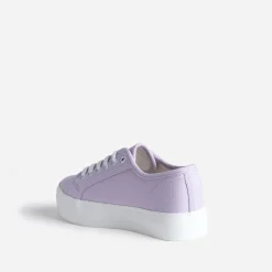 Tennis à plateforme TEXTO parme en toile