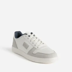 Tennis blanche, gris clair et marine