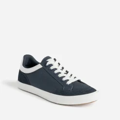 Tennis bleu marine en toile