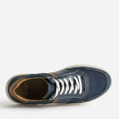 Tennis bleu marine multi matières