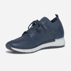 Tennis bleu marine tricotée