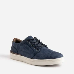 Tennis bleue en toile