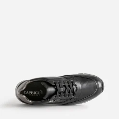 Tennis CAPRICE noire en cuir