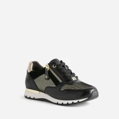 Tennis CAPRICE noire et dorée