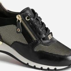 Tennis CAPRICE noire et dorée