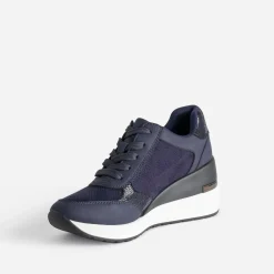 Tennis compensée bleu marine