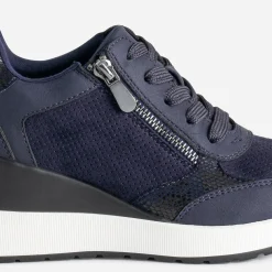 Tennis compensée bleu marine