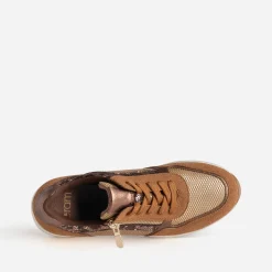 Tennis compensée camel multi matières