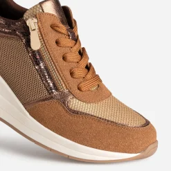 Tennis compensée camel multi matières