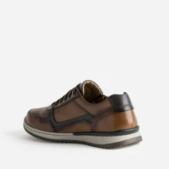 Tennis FRANCE ARNO cognac cuir